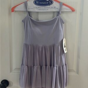Lilac Ballerina Spaghetti Strap Dress